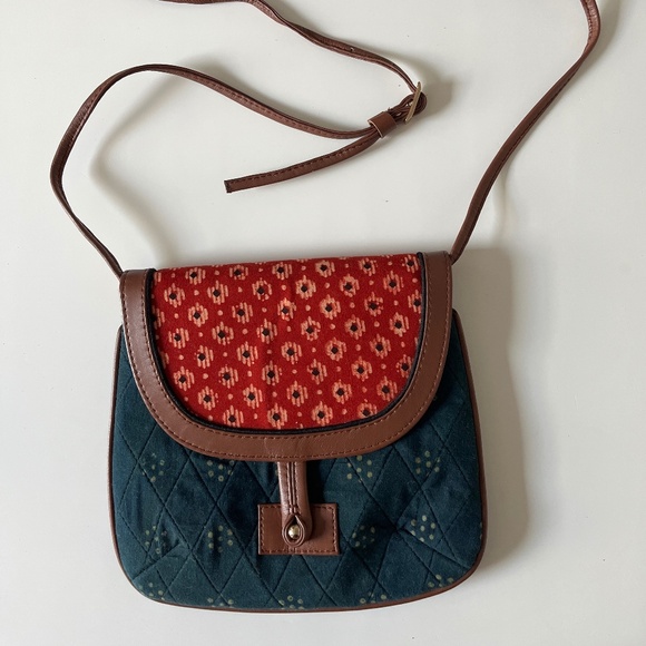 Fabindia Handbags - Cotton cross-body bag